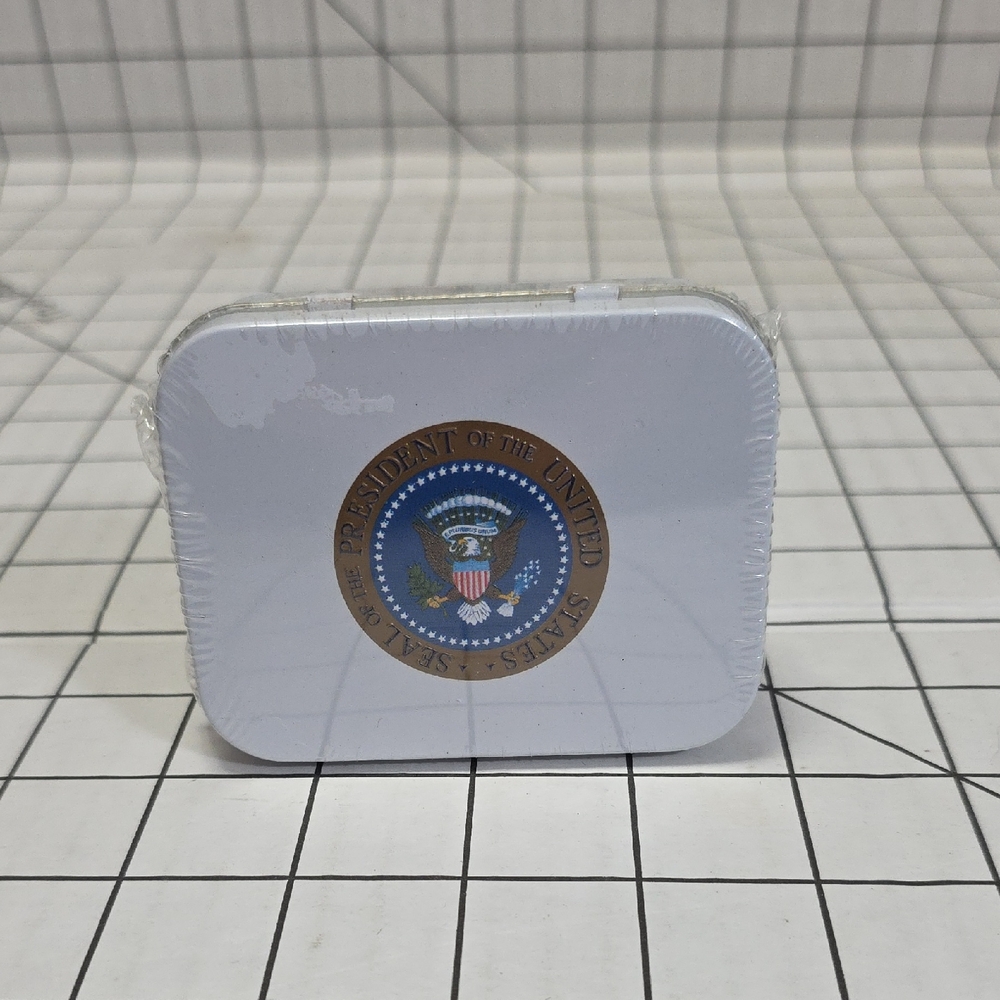 President‎ Seal Of United States Bush SEALED Whitman Candy Collective Tin